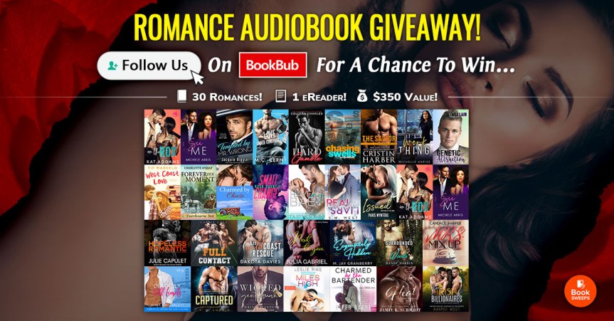 🔥Hot, hot, hot!- win on @BookSweeps today — 30 exciting Steamy & Erotic #Romance #Audiobooks from a great collection of authors… AND a brand new eReader